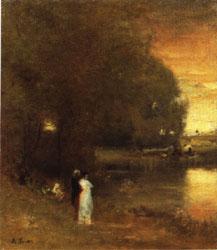 George Inness Over the River Germany oil painting art